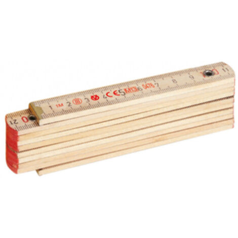 METRO SEMPLICE IN LEGNO A 10 STECCHE 16 MM- 12,0 pz