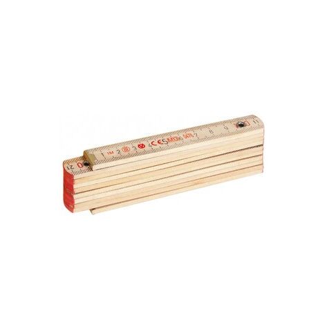 Metro Semplice in Legno a 10 Stecche Da 16 mm