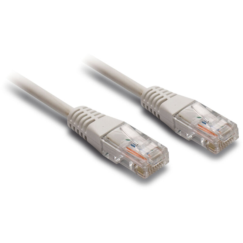 

Metronic 495282 - Cable Ethernet RJ45 recto macho / macho blindado - 20mts, blanco