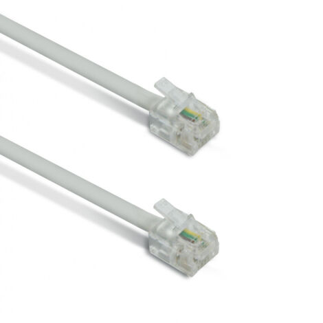 METRONIC Câble téléphonique RJ11 mâle/mâle 5 mètres