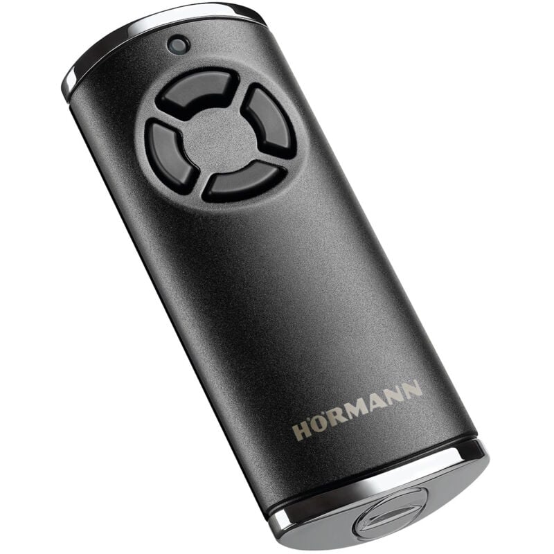 Émetteur portatif Hörmann HS4 868 MHz BiSecur 4 boutons télécommande noire pour porte de garage