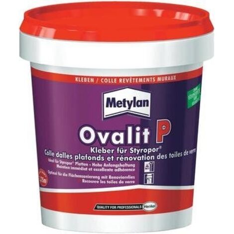 Metylan 44500 - Adesivo sintetico per parati e rivestimenti Ovalit, 925 g