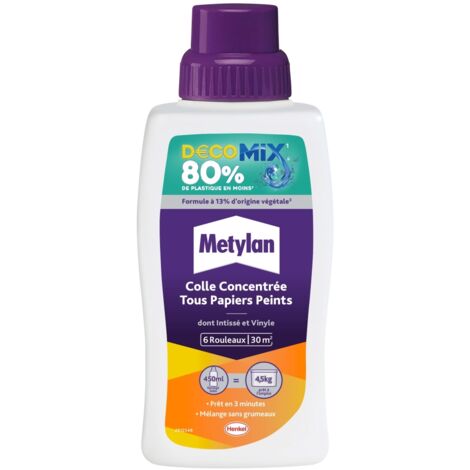METYLAN - Metylan colle decomix concentré tous papiers peints 450 ml