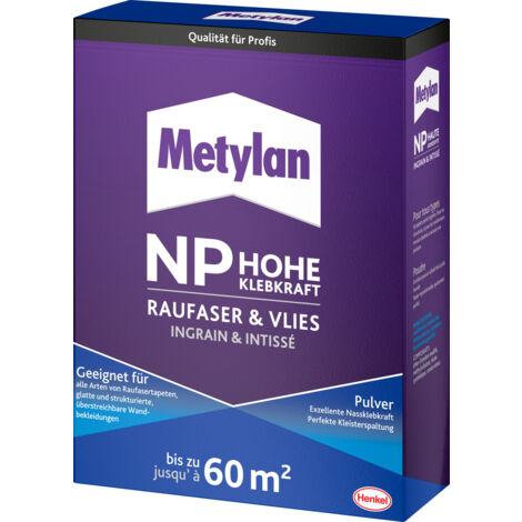 Metylan NP Hohe Klebkraft Raufaser & Vlies Pulver 1 kg MNRV