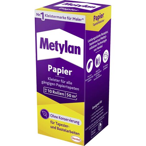 Metylan Papier Colle pour papier peint MPP40 125 g A220172