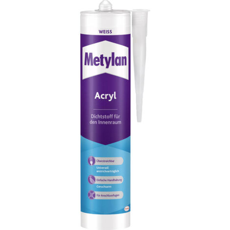 Metylan Wand & Decke Acryl Herstellerfarbe Weiß MAWD1 300 ml