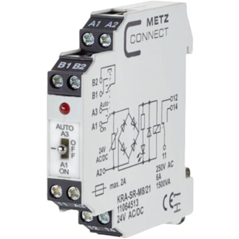 METZ CONN. KOPPELBAUSTEIN KRA-SR-M8/21 24VACDC BTR NETCOM 11064513