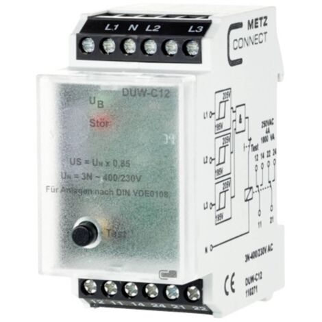 METZ CONN. NETZÜBERWACHUNG DUW-C12 3X230V METZ CONNECT 110271