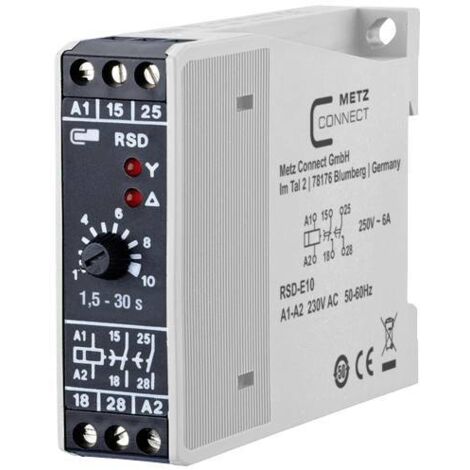 Metz Connect 11016005270417 RSD-E10 Relais étoile triangle 230 V/AC 1 pc(s) 2 inverseurs (RT) C871842