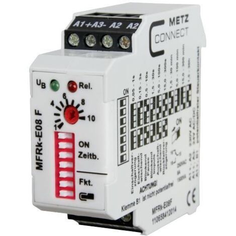 Metz Connect 110658412014 MFRk-E08 F Relais temporisé multifonction 230 V/AC 1 pc(s) 1 inverseur (RT)
