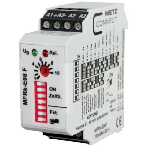 Metz Connect 110658412014 MFRk-E08 F Relè temporizzato Multifunzionale 230 V/AC 1 pz. 1 scambio