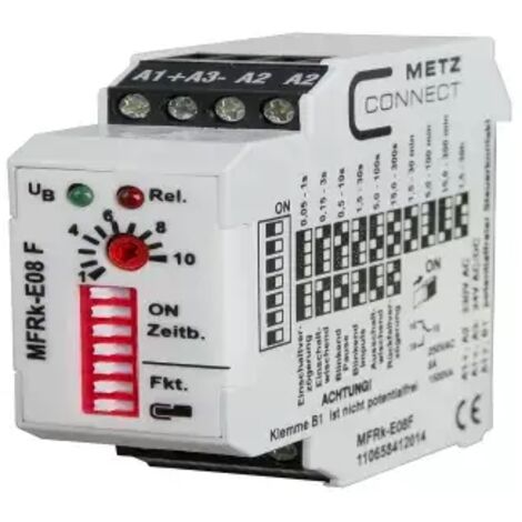 Metz Connect 110658412014 MFRk-E08 F Zeitrelais Multifunktional 230 V/AC 1 St.  1 Wechsler