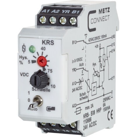 Metz Connect 110666 relais gris pour commande électrique