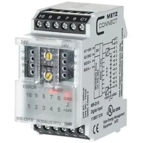 Metz connect 1108311319 Modulo Modbus 10DI 24VAC/VDC, Metz Connect
