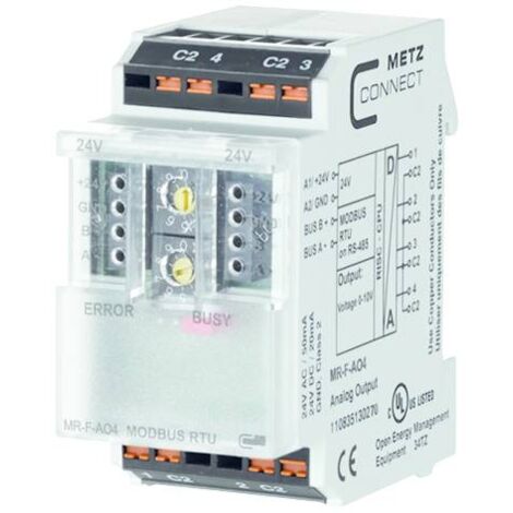 Metz Connect 110835130270 24 V/AC, 24 V/DC 50 mA Nbr. de sorties:4 x Contenu 1 pc(s) Q818153