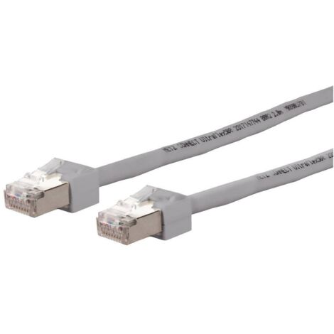 Metz Connect 13084U2033-E RJ45 Câble réseau, câble patch CAT 6 S/FTP 2.00 m gris 1 pc(s) C009462