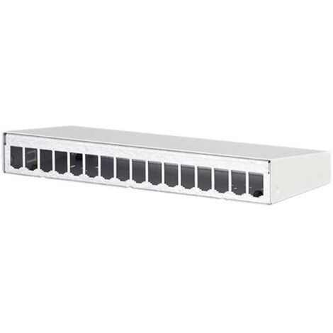 Metz Connect 130861-1602-E 16 ports Panneau de brassage 483 mm (19") non équipé non équipé C178591