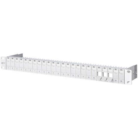 Metz Connect 130920-00KE 24 ports Panneau de brassage fibre optique 483 mm (19") non équipé 1 UH non équipé C178551