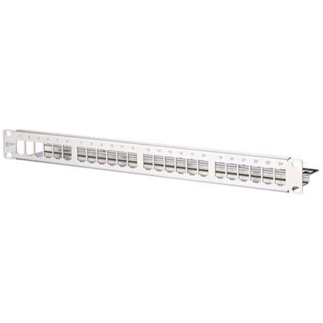 Metz Connect 130921-00-E 24 ports Panneau de brassage 483 mm (19") non équipé 1 UH non équipé C178981