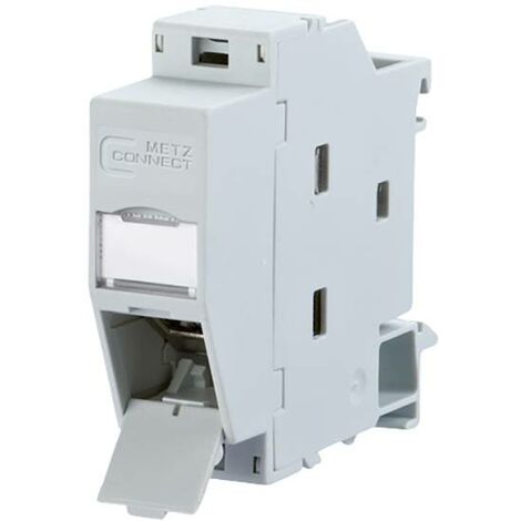 Metz Connect 1309A07003-E Prise réseau profilé gris clair S669492