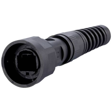Metz Connect Alloggiamento spina industriale IP67 V1 1401025002KE Cappuccio Nero 1 pz.