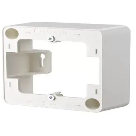 Metz Connect Aufputzrahmen 85 x 85 mm - 1fach, reinweiß 130829-02-I