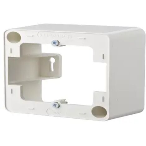 Metz Connect Aufputzrahmen 85 x 85 x 43 mm - 1fach, reinweiß 130829-4302-I