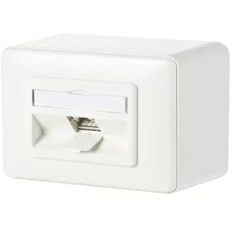 Metz Connect C6Amodul 1 Port 180°M AP reinweiß 130B11D10002-E