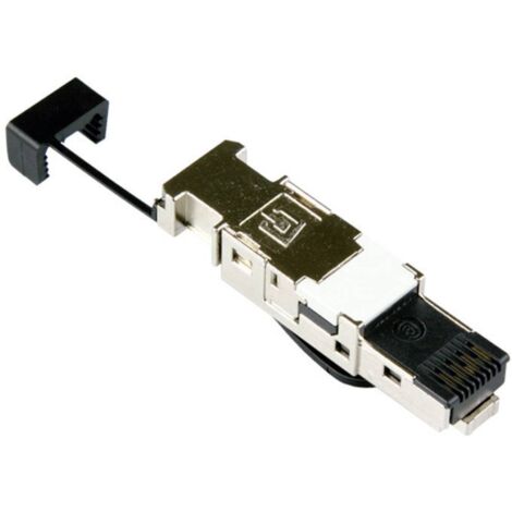 Metz-Connect Connettore RJ45 nero Cat.6A 10 Gbit/s