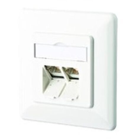 Metz Connect E-DAT C6 2 Port UP reinweiß 1307381002-I