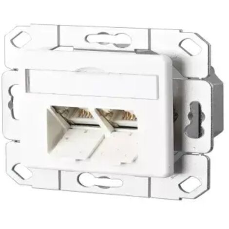 Metz Connect E-DAT C6 2 Port UPk reinweiß 1307381102-I