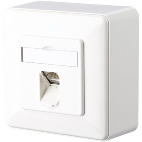 Metz Connect E-DAT C6A 1 Port AP reinweiß 130C370002-I
