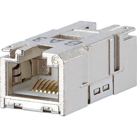 Metz-Connect Einbaukupplung RJ45 8(8), Cat. 6, geschirmt