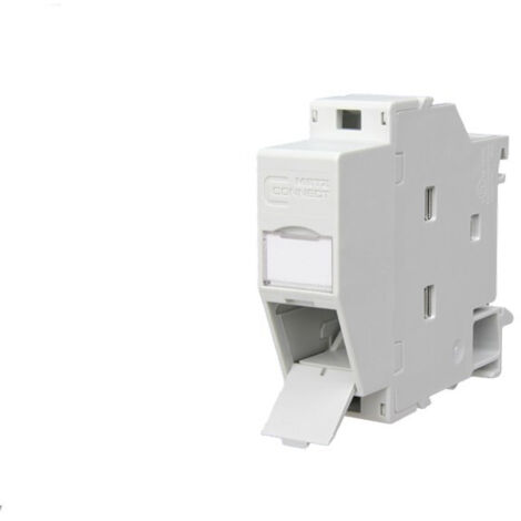 Metz-Connect Keystone REGplus IP20, lichtgrau, unbestückt