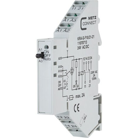 METZ CONNECT KOPPELBAUSTEIN KRA-S-F10/21-21 2W 11070713