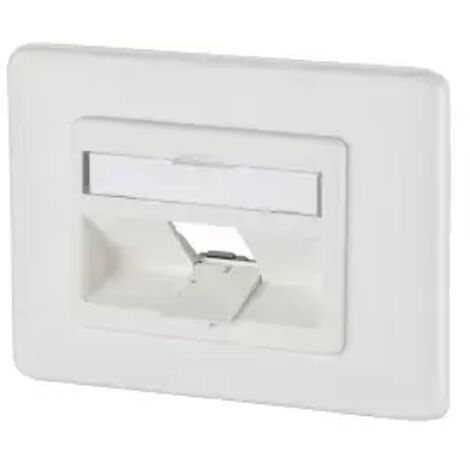 Metz Connect Modul Anschlussdose UP 1 Port unbestückt reinweiß 1309141002-E