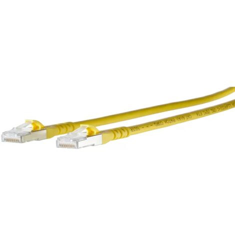 Metz Connect Patchkabel Cat.6A AWG 26 2,0 m gelb 1308452077-E