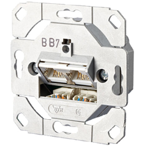 Metz Connect Presa di rete Da incasso Inserto CAT 6 2 Porte