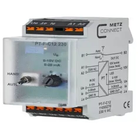 Metz Connect PT-F-C12 230 V AC 11050270 Signalwandler 1 St.
