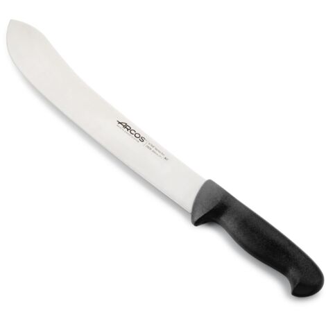 Metzgermesser  Arcos Farbe - Prof  292825  in Edelstahl Nitrum und mango ergonomisches schwarzes Polypropylen  und 30 cm Klinge, Vitrine