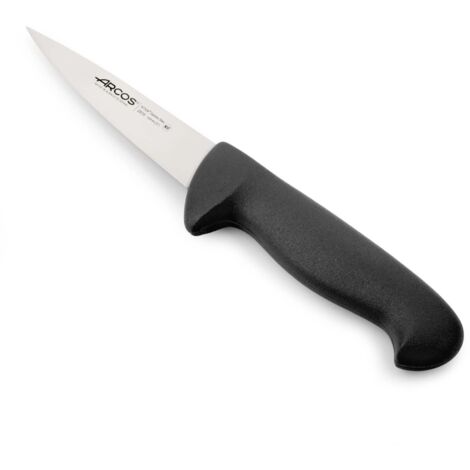 Metzgermesser Arcos Farbe - Prof 292925 Edelstahl Nitrum und mango ergonomische schwarze Polypropylenklinge und 13 cm Klinge, Vitrine