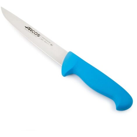 Metzgermesser Arcos Farbe - Prof  294723 Edelstahl Nitrum und mango ergonomische blaue Polypropylenklinge und 18 cm Klinge, Vitrine