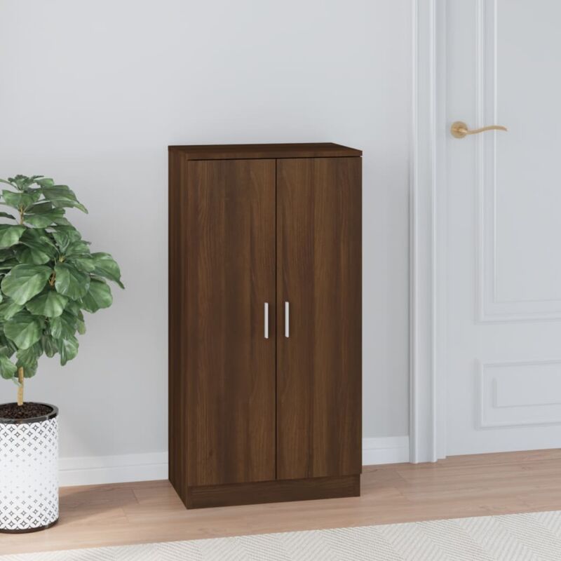 Prolenta Premium - Furniture Limited - Armoire à chaussures Chêne marron 55x35x108cm