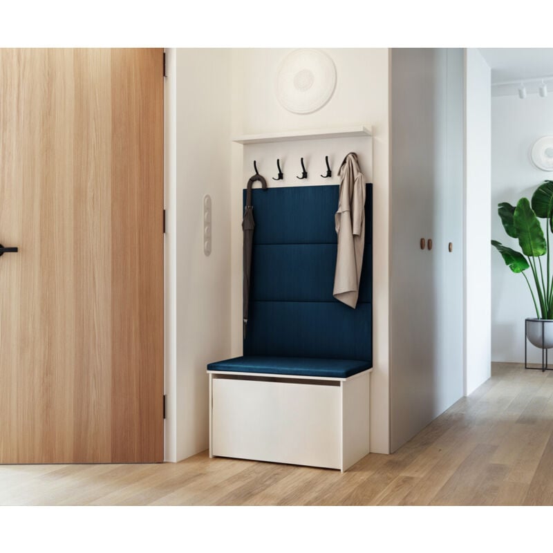 Meuble à chaussures avec siège et cintre ANDY