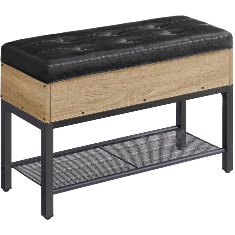 Meuble à chaussures avec siège - sonoma - LSB046B11