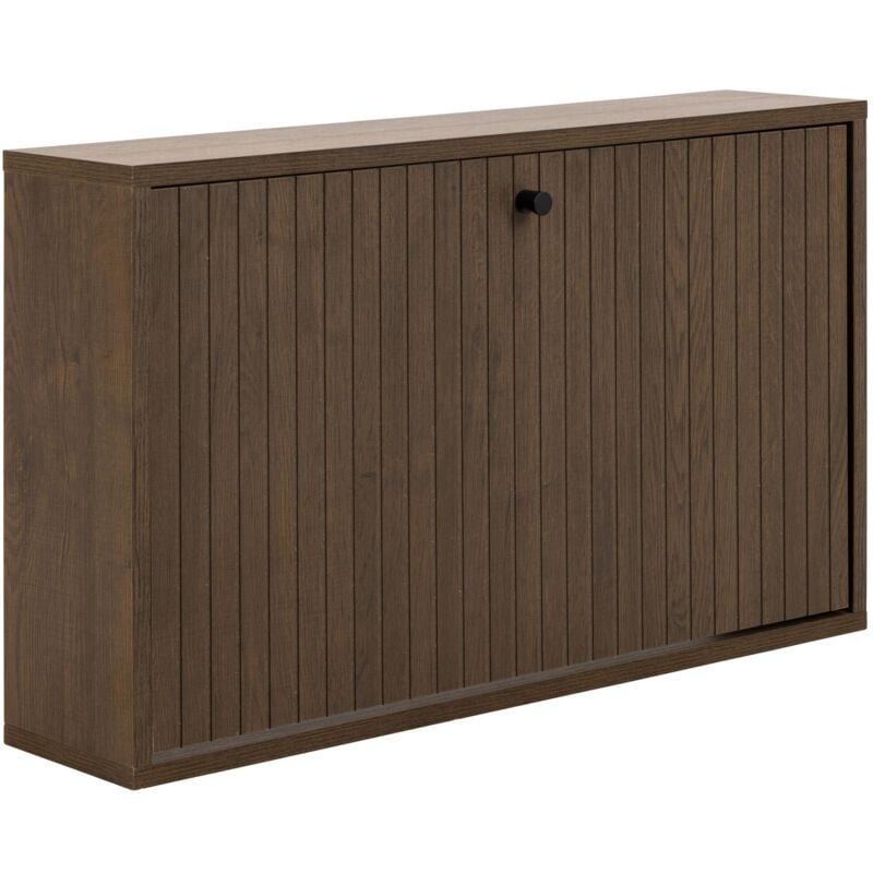 Toilinux - Meuble à chaussures effet tasseaux baïkal