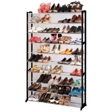 Meuble à chaussures en métal pour 50 paires de chaussures