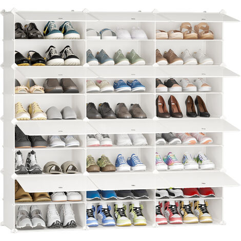 HOMEYFINE Meuble à chaussures , Meuble Chaussure, Etagere a chaussures, Meuble de rangement, Armoire a Chaussures avec Porte , étagère à chaussures pour Entrée Salon Chambre , et Blanc 38 par JOISCOPE