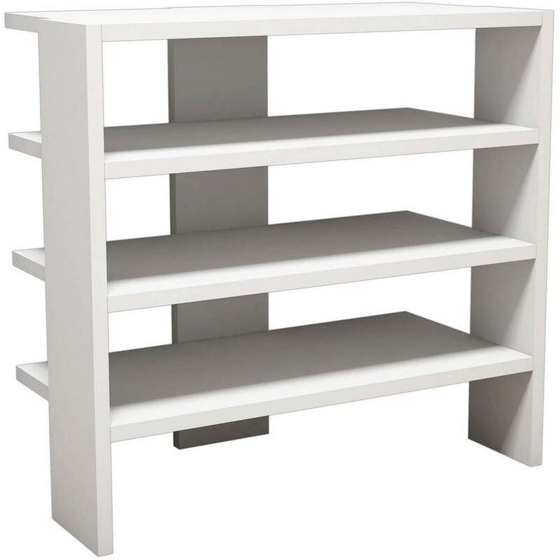 Armoire à chaussures Mix 63,6x31,8x60 cm Blanc - Homemania