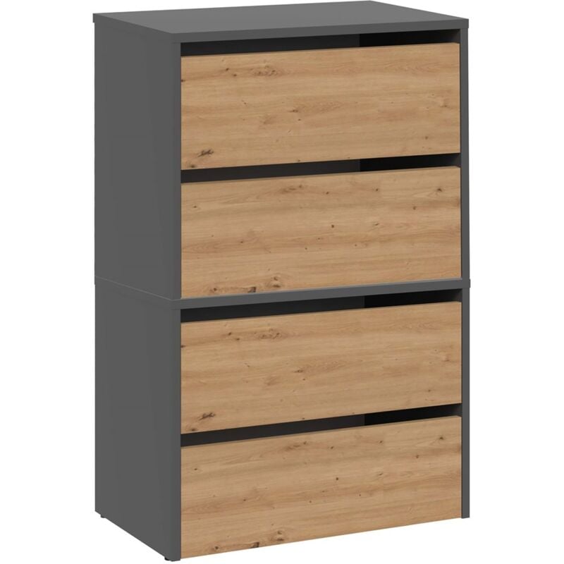 Meuble à chaussures MODO X2 ANTHRACITE ARTISAN